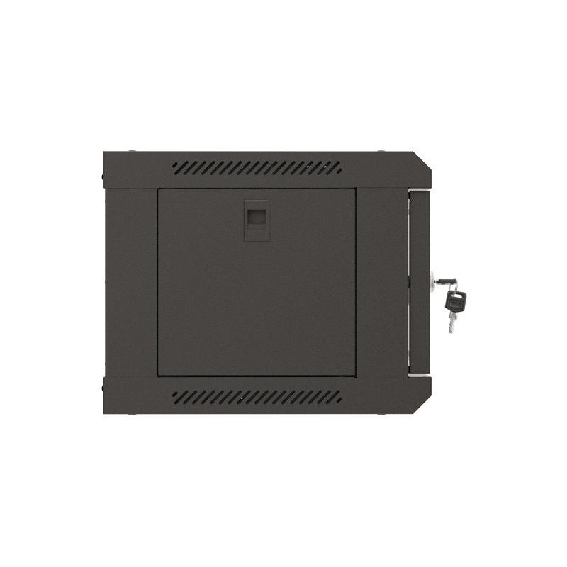 Szafa instalacyjna Rack wisząca 19" 4U 540x350 czarna Drzwi … | PartsPC.pl