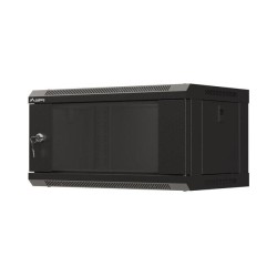 Szafa instalacyjna Rack wisząca 19" 4U 540x350 czarna Drzwi … | PartsPC.pl