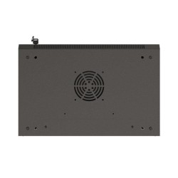 Szafa instalacyjna Rack wisząca 19" 4U 540x350 czarna Drzwi … | PartsPC.pl