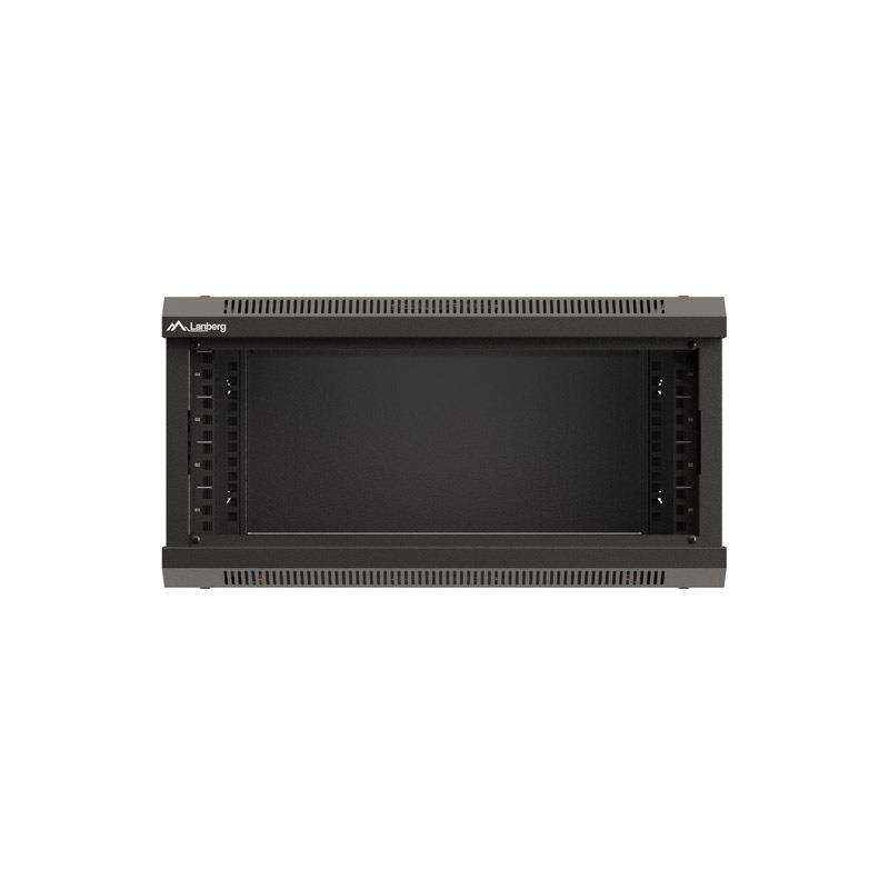 Szafa instalacyjna Rack wisząca 19" 4U 540x350 czarna Drzwi … | PartsPC.pl