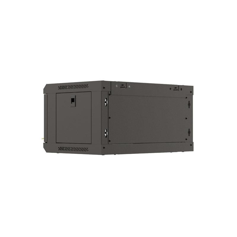 Szafa instalacyjna Rack wisząca 19" 4U 540x350 czarna Drzwi … | PartsPC.pl