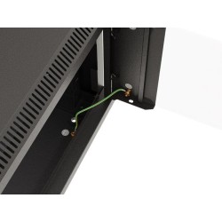 Szafa instalacyjna Rack wisząca 19" 4U 540x350 czarna Drzwi … | PartsPC.pl