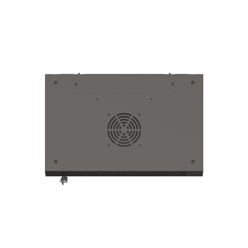 Szafa instalacyjna Rack wisząca 19" 4U 540x350 czarna Drzwi … | PartsPC.pl