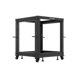 Stojak open rack Lanberg 19" 12U 600x600-1100 regulowany cza… | PartsPC.pl