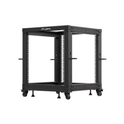 Stojak open rack Lanberg 19" 12U 600x600-1100 regulowany cza… | PartsPC.pl