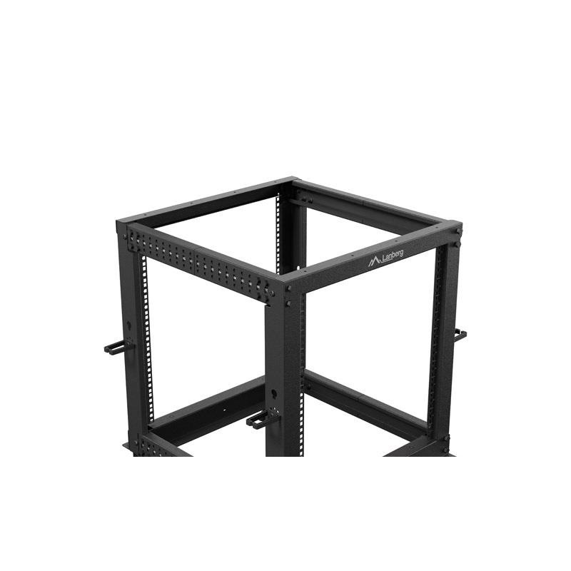 Stojak open rack Lanberg 19" 12U 600x600-1100 regulowany cza… | PartsPC.pl