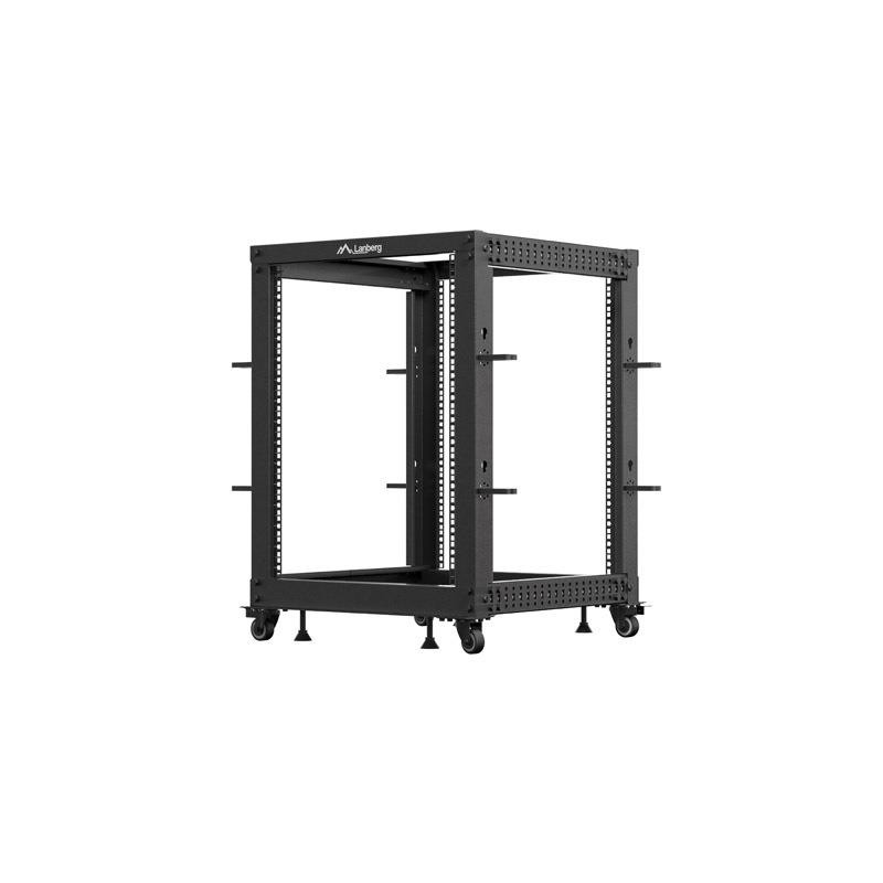 Stojak open rack Lanberg 19" 15U 600x600-1100 regulowany cza… | PartsPC.pl