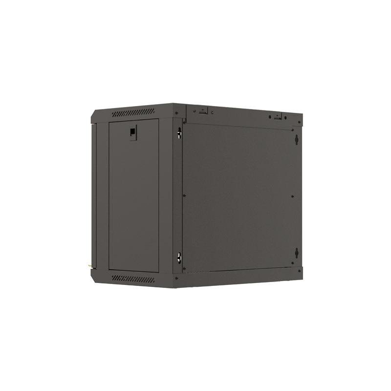 Szafa instalacyjna Rack wisząca 19" 9U 540x350 czarna Drzwi … | PartsPC.pl