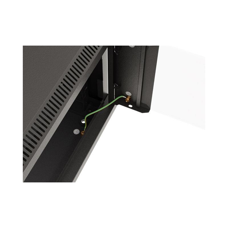 Szafa instalacyjna Rack wisząca 19" 9U 540x350 czarna Drzwi … | PartsPC.pl