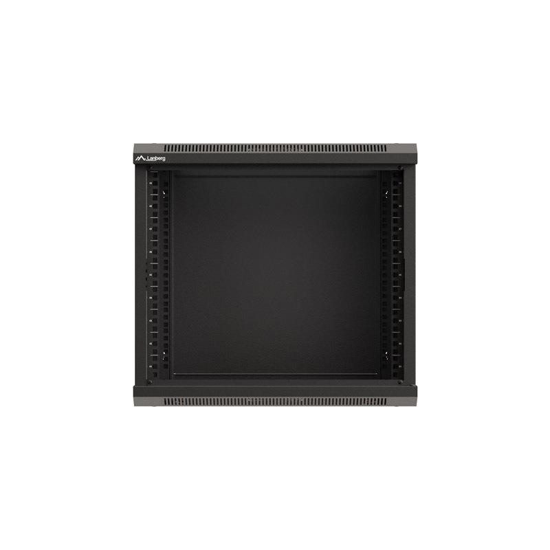 Szafa instalacyjna Rack wisząca 19" 9U 540x350 czarna Drzwi … | PartsPC.pl
