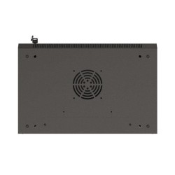 Szafa instalacyjna Rack wisząca 19" 9U 540x350 czarna Drzwi … | PartsPC.pl