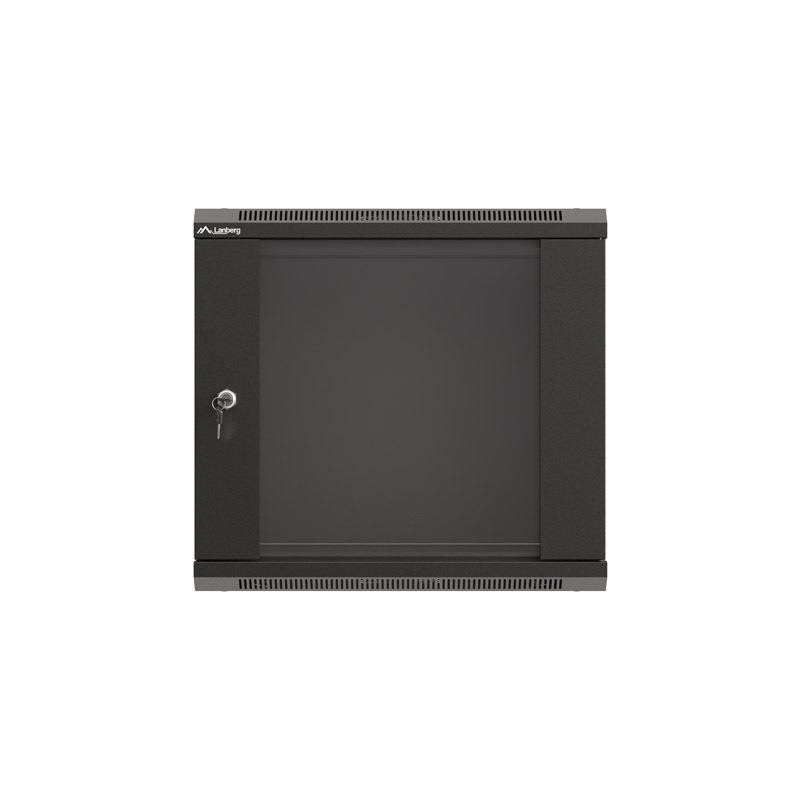 Szafa instalacyjna Rack wisząca 19" 9U 540x350 czarna Drzwi … | PartsPC.pl