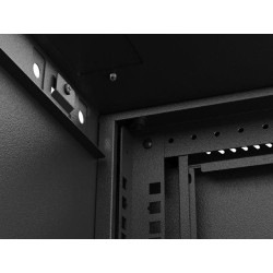 Szafa instalacyjna Rack wisząca 19" 9U 540x350 czarna Drzwi … | PartsPC.pl