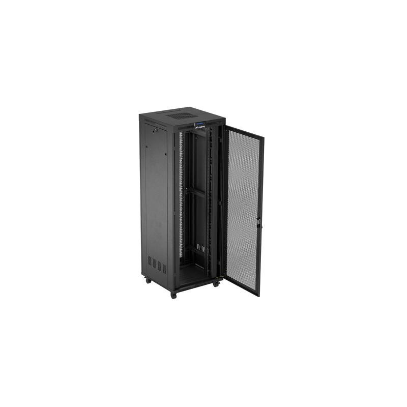 Szafa instalacyjna Rack Lanberg stojąca 19" 47U 800x800 czar… | PartsPC.pl