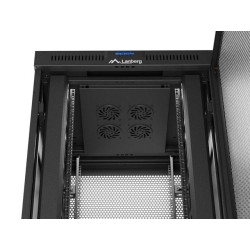 Szafa instalacyjna Rack Lanberg stojąca 19" 47U 800x800 czar… | PartsPC.pl