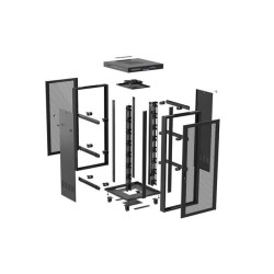 Szafa instalacyjna Rack Lanberg stojąca 19" 37U 800x800 czar… | PartsPC.pl