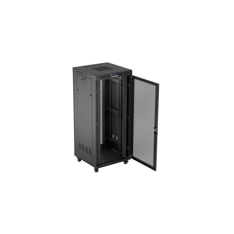 Szafa instalacyjna Rack Lanberg stojąca 19" 37U 800x800 czar… | PartsPC.pl
