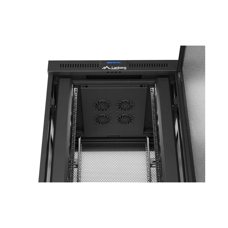 Szafa instalacyjna Rack Lanberg stojąca 19" 37U 800x800 czar… | PartsPC.pl