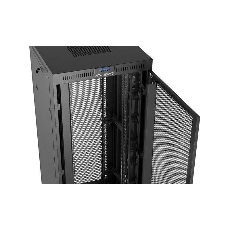 Szafa instalacyjna Rack Lanberg stojąca 19" 37U 800x800 czar… | PartsPC.pl