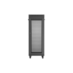 Szafa instalacyjna Rack Lanberg stojąca 19" 32U 600x800 czarna drzwi