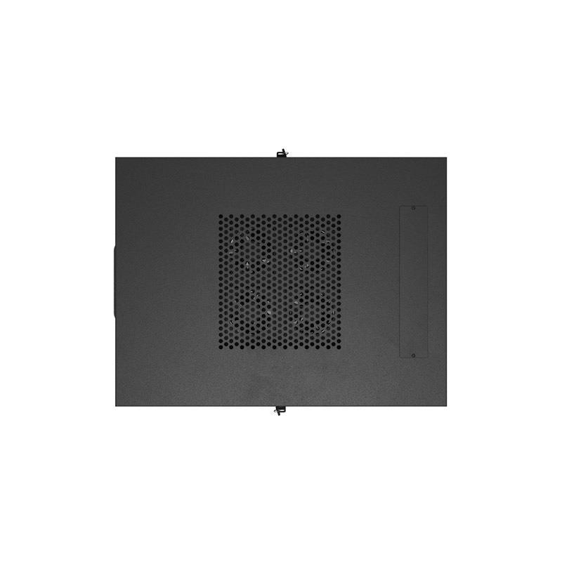 Szafa instalacyjna Rack Lanberg stojąca 19" 32U 600x800 czarna drzwi