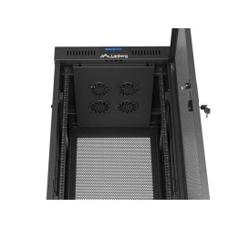 Szafa instalacyjna Rack Lanberg stojąca 19" 32U 600x600 czar… | PartsPC.pl