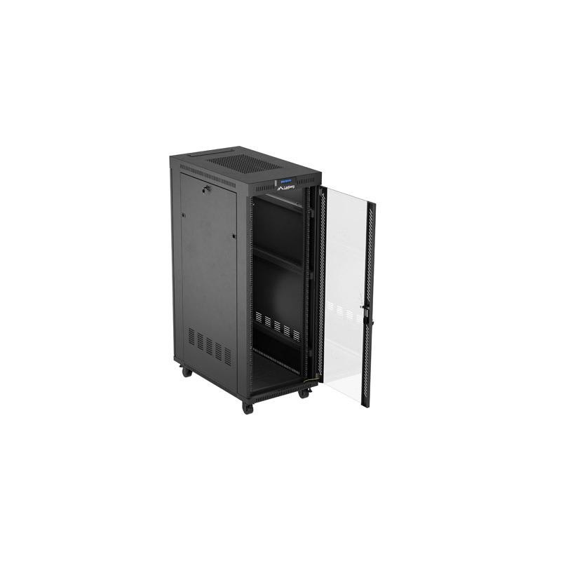 Szafa instalacyjna Rack Lanberg stojąca 19" 32U 600x1000 cza… | PartsPC.pl