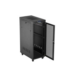 Szafa instalacyjna Rack Lanberg 19" 32U 600x1000 czarna drzw… | PartsPC.pl