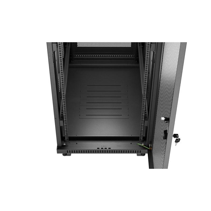 Szafa instalacyjna Rack Lanberg 19" 32U 600x1000 czarna drzw… | PartsPC.pl