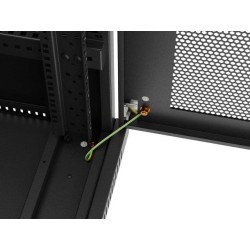 Szafa instalacyjna Rack Lanberg 19" 32U 600x1000 czarna drzw… | PartsPC.pl