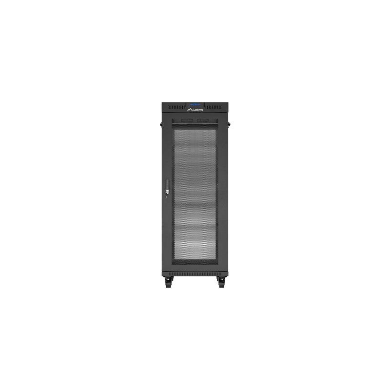 Szafa instalacyjna Rack Lanberg 19" 32U 600x1000 czarna drzw… | PartsPC.pl