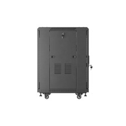 Szafa inastalacyjna rack Lanberg 19" 15U 600x600 czarna drzw… | PartsPC.pl