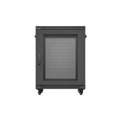 Szafa inastalacyjna rack Lanberg 19" 15U 600x600 czarna drzw… | PartsPC.pl
