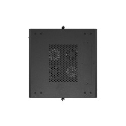 Szafa inastalacyjna rack Lanberg 19" 15U 600x600 czarna drzw… | PartsPC.pl