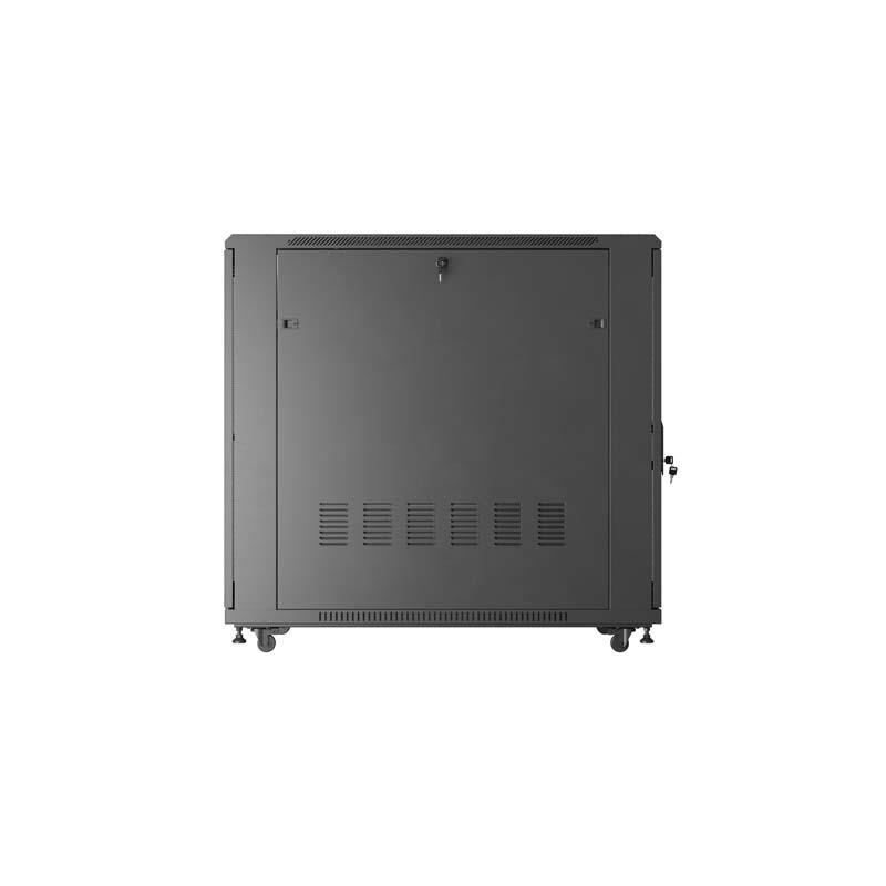 Szafa instalacyjna Rack stojąca 19" 22U 600x1200 czarna drzw… | PartsPC.pl