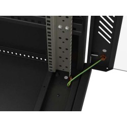 Szafa instalacyjna Rack stojąca 19" 22U 600x1200 czarna drzw… | PartsPC.pl