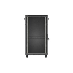 Szafa instalacyjna Rack stojąca 19" 22U 600x1200 czarna drzw… | PartsPC.pl