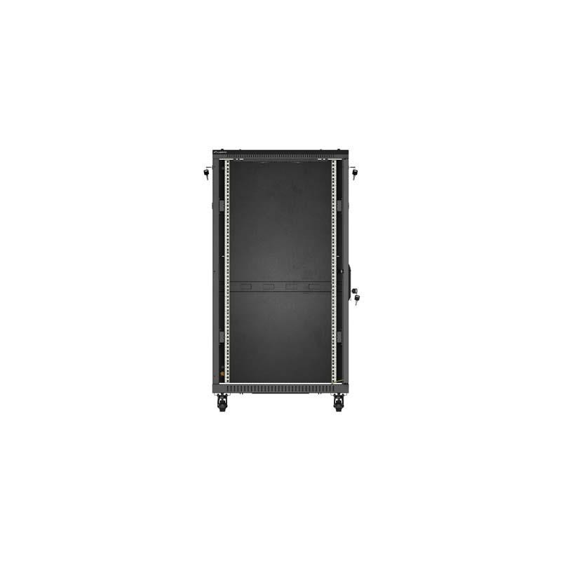 Szafa instalacyjna Rack stojąca 19" 22U 600x1200 czarna drzw… | PartsPC.pl