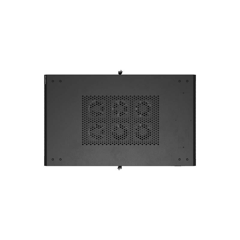 Szafa instalacyjna Rack stojąca 19" 22U 600x1000 Czarna drzw… | PartsPC.pl
