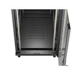 Szafa instalacyjna Rack stojąca 19" 22U 600x1000 Czarna drzw… | PartsPC.pl