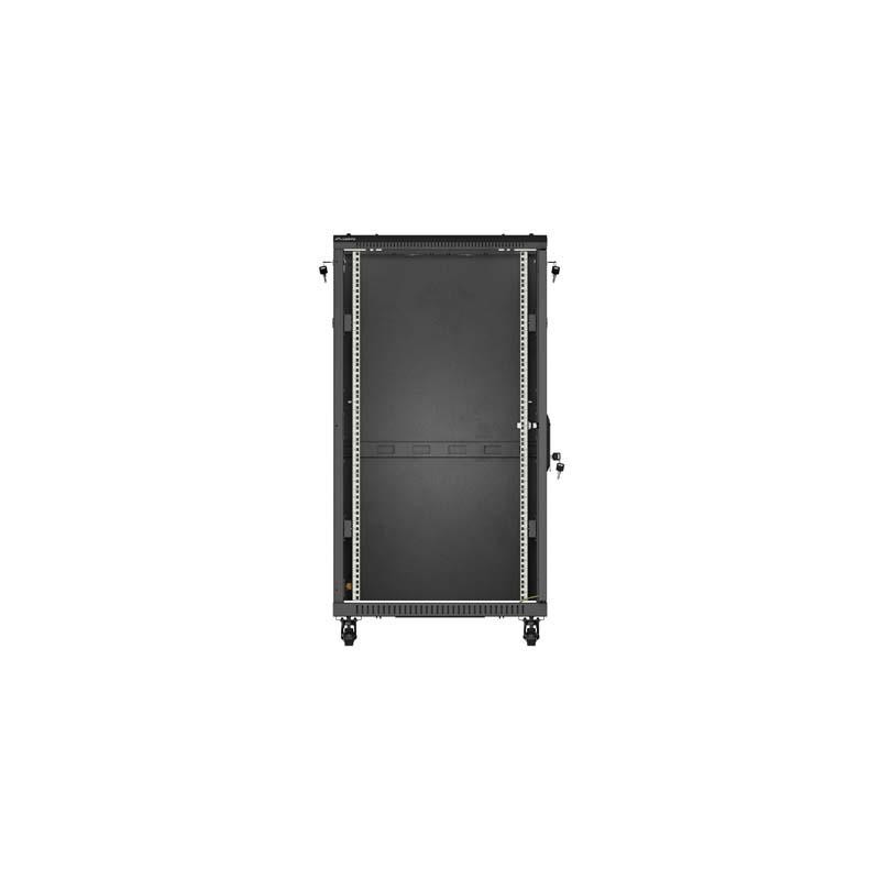 Szafa instalacyjna Rack stojąca 19" 22U 600x1000 Czarna drzw… | PartsPC.pl