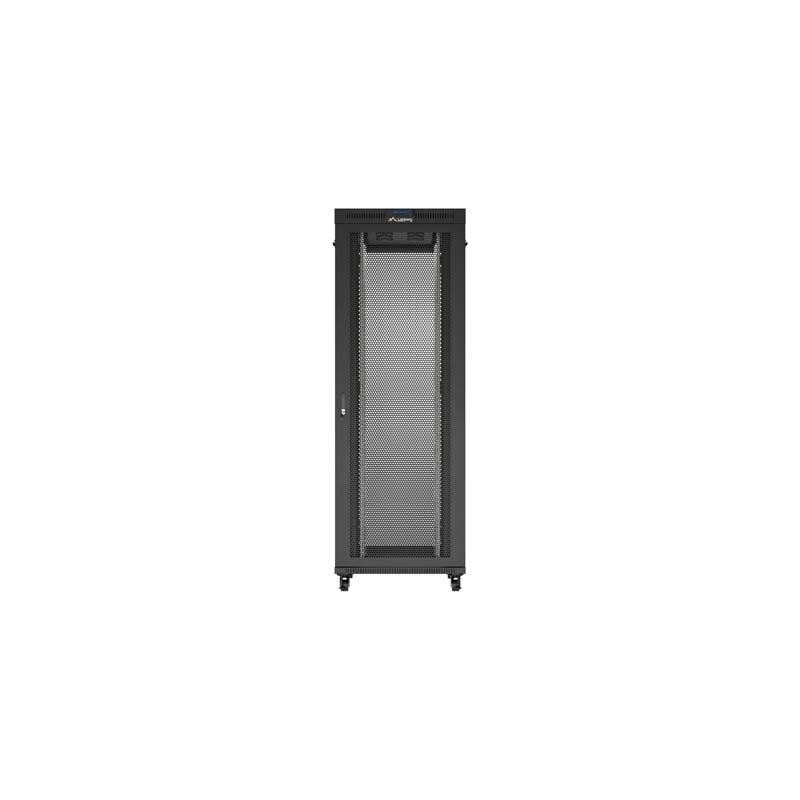 Szafa instalacyjna Rack stojąca 19" 47U 800x1200 czarna drzw… | PartsPC.pl