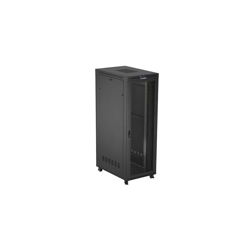 Szafa instalacyjna Rack stojąca 19" 47U 800x1200 czarna drzw… | PartsPC.pl
