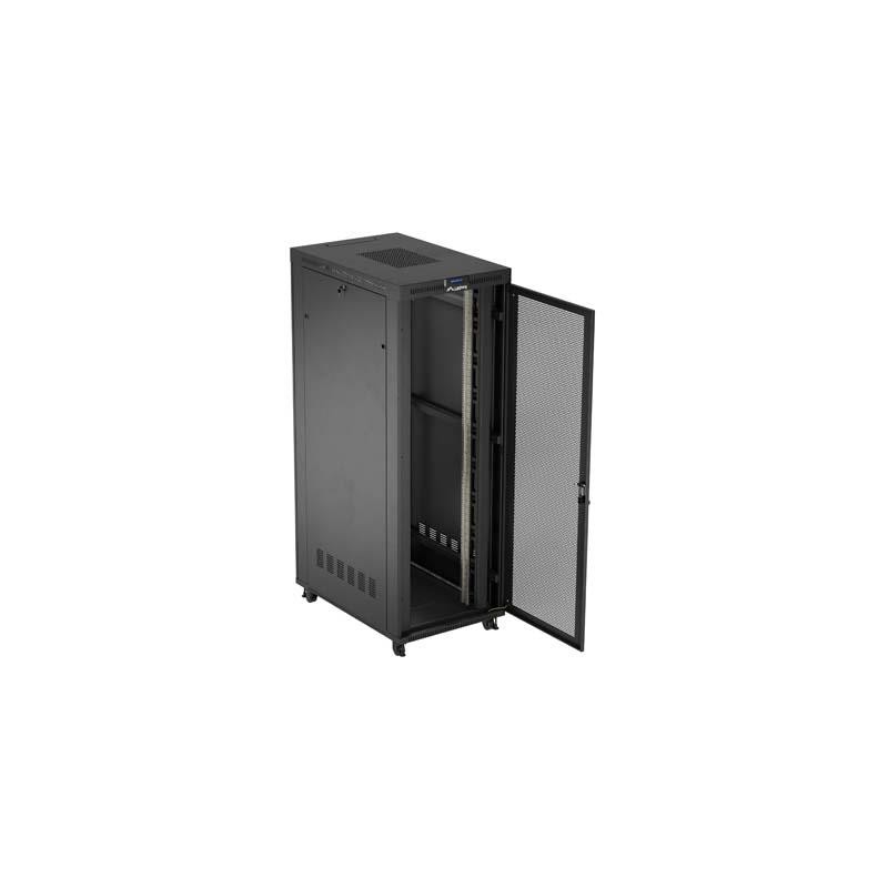 Szafa instalacyjna Rack stojąca 19" 47U 800x1200 czarna drzw… | PartsPC.pl