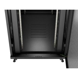 Szafa instalacyjna Rack stojąca 19" 47U 800x1200 czarna drzw… | PartsPC.pl