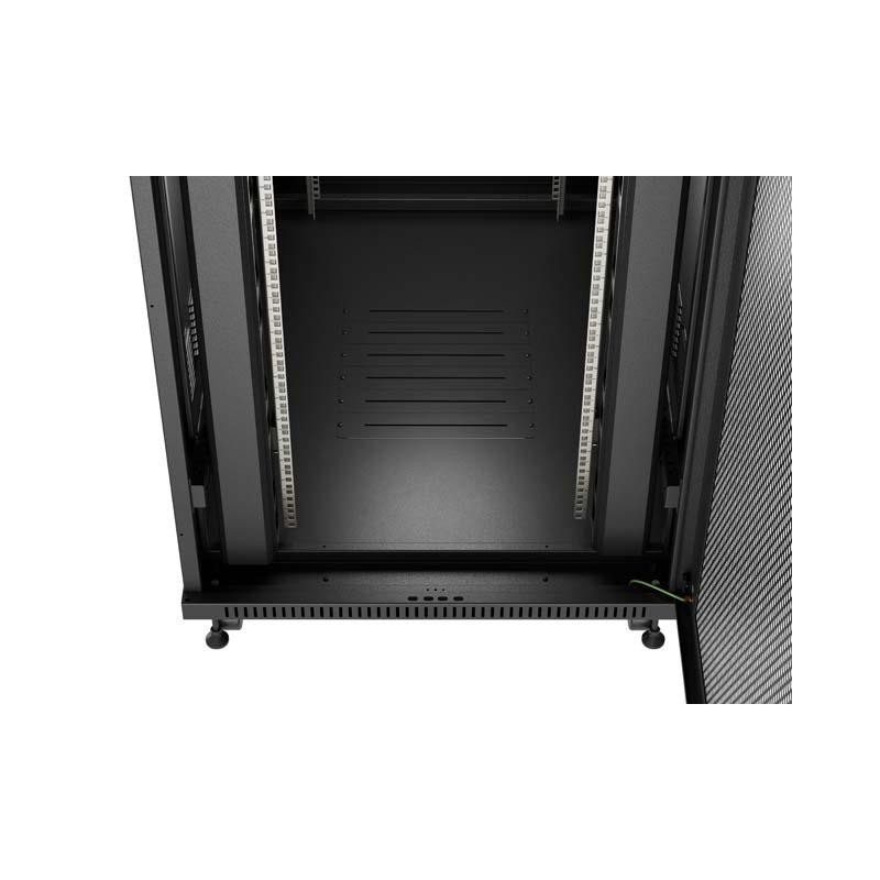 Szafa instalacyjna Rack stojąca 19" 47U 800x1200 czarna drzw… | PartsPC.pl