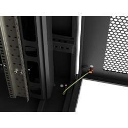 Szafa instalacyjna Rack stojąca 19" 47U 800x1200 czarna drzw… | PartsPC.pl