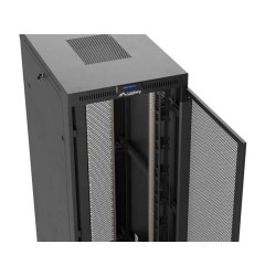 Szafa instalacyjna Rack stojąca 19" 47U 800x1200 czarna drzw… | PartsPC.pl