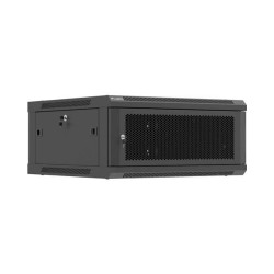 Szafa instalacyjna Rack wisząca 19" 4U 600x600 czarna drzwi … | PartsPC.pl