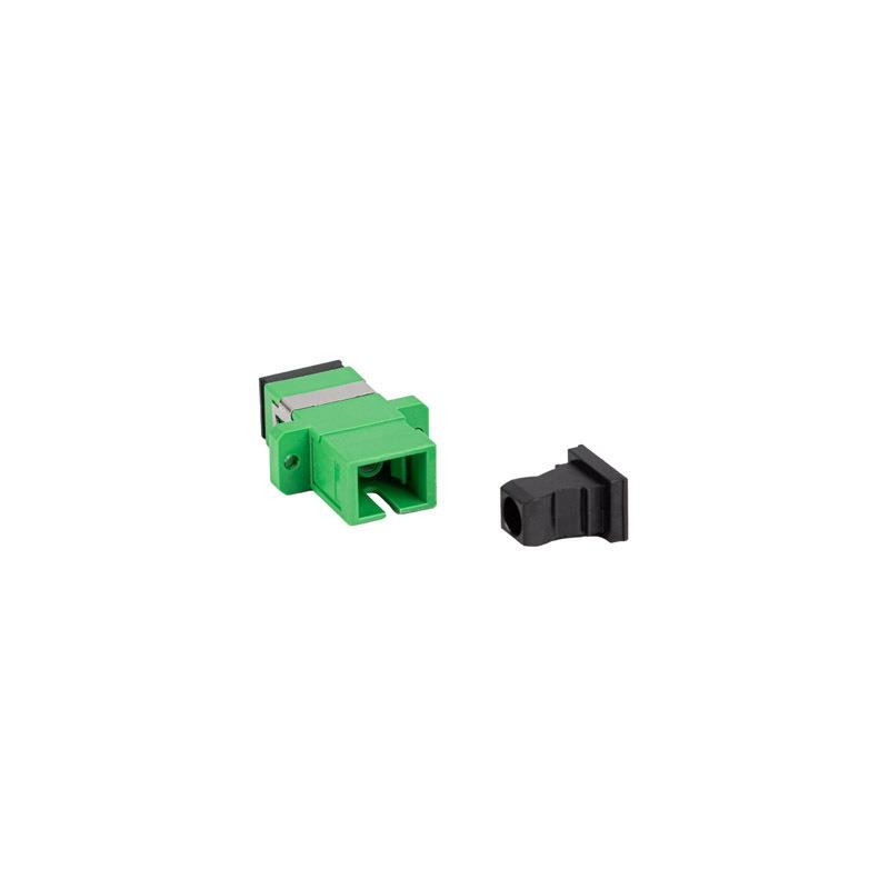 Adapter światłowodowy Lanberg SM SC/APC simplex zaślepka czarna 25szt
